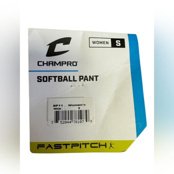 Champro NWT Softball Pants White Size Small - Picture 2 of 8